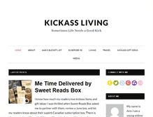 Tablet Screenshot of kickass-living.com